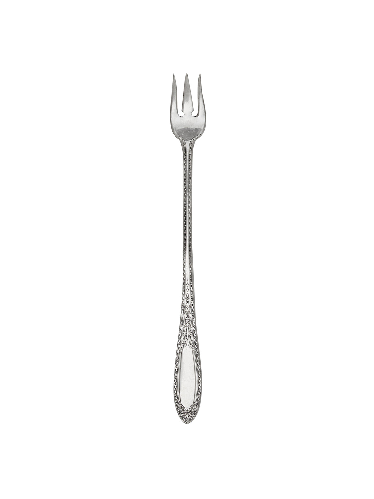 Vintage 1940s A. Rogers Silver Plate Trident Oyster Forks Weston Table