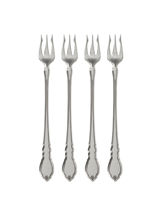 Vintage 1940s Alouette Trident Oyster Forks Weston Table