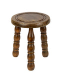Vintage 1940s Bobbin Legged Milking Stool Four Weston Table