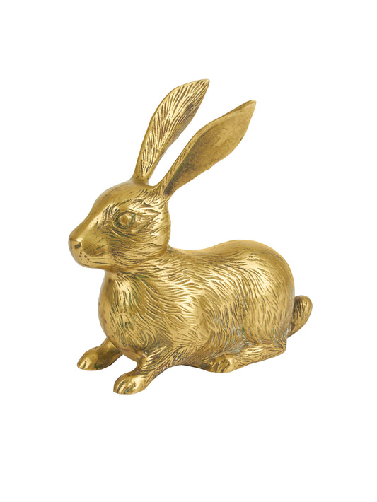 Vintage 1940s Brass Rabbit Weston Table