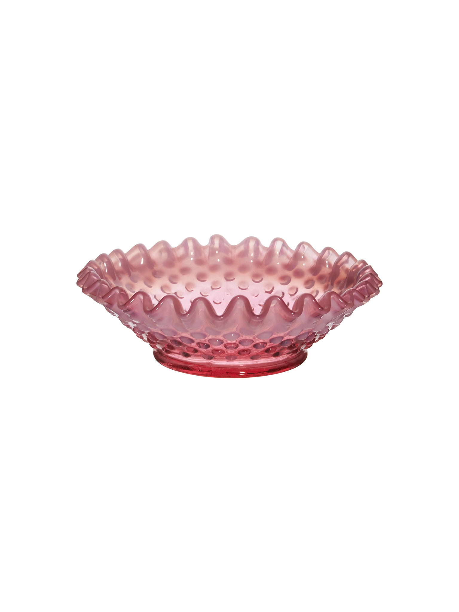 Vintage 1940s Cranberry Dessert Bowls Weston Table