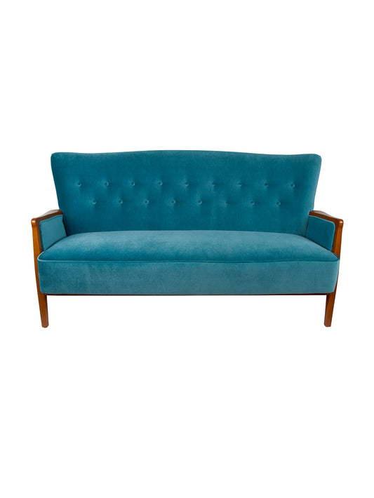 Vintage 1940s Danish Settee Weston Table