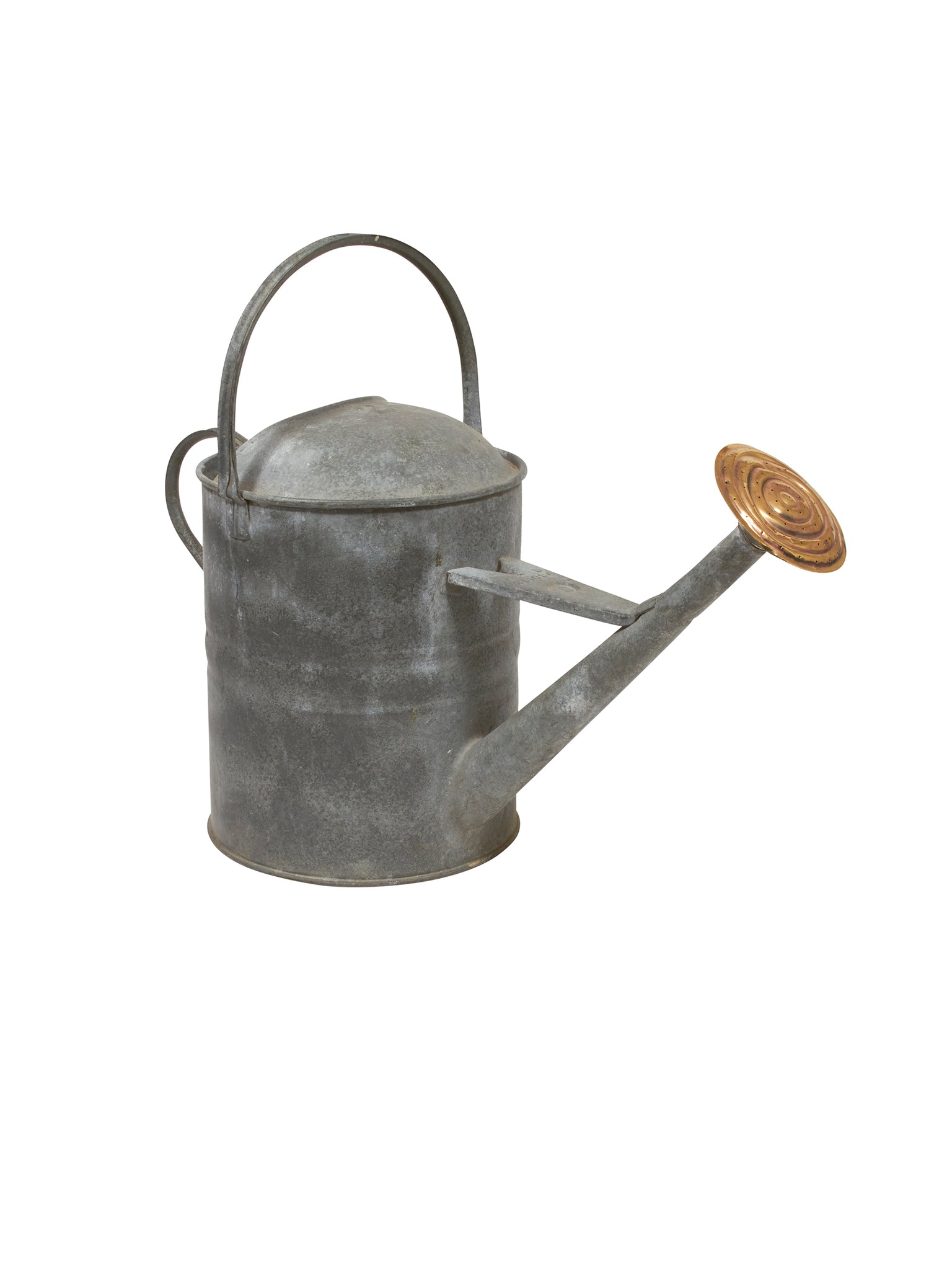 Vintage 1940s English 2G Zinc Watering Can Weston Table
