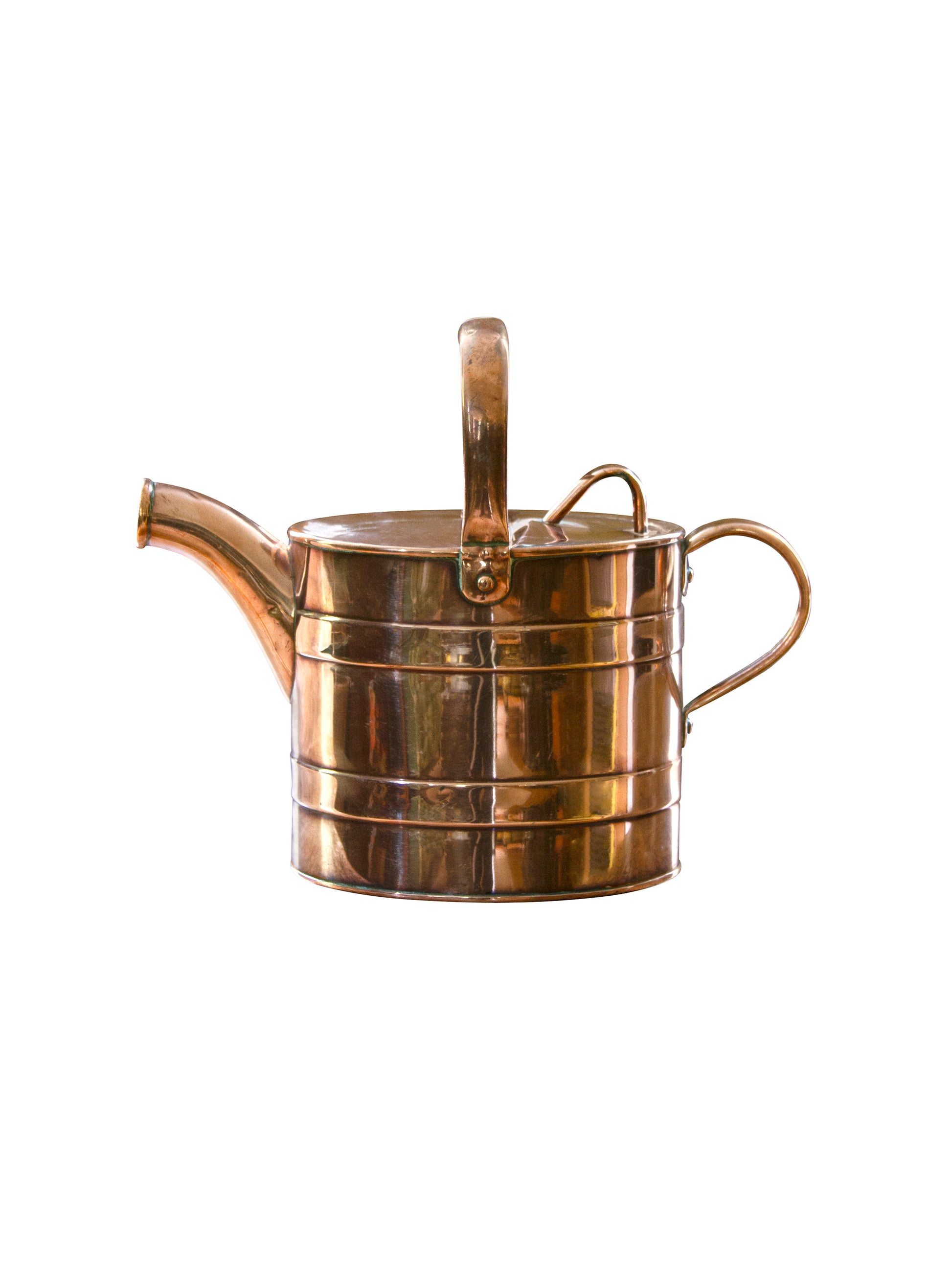 Vintage 1940s English Copper Watering Can Weston Table