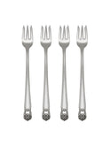Vintage 1940s Eternally Yours Silver Plate Oyster Forks Set of Four Weston Table