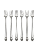 Vintage 1940s Eternally Yours Silver Plate Oyster Forks Set of Six Weston Table
