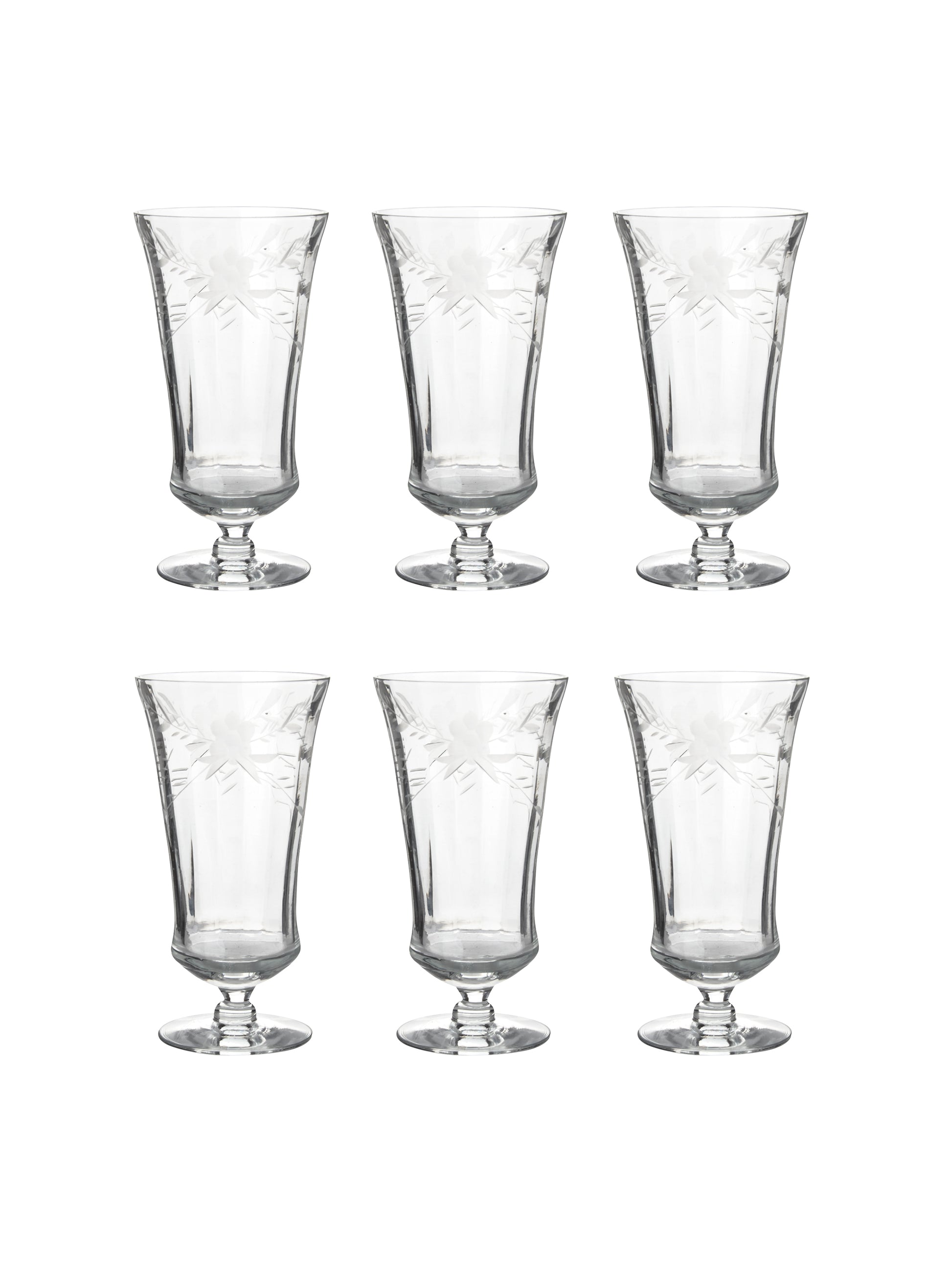 Vintage 1940s Fostoria Juice Glasses Weston Table