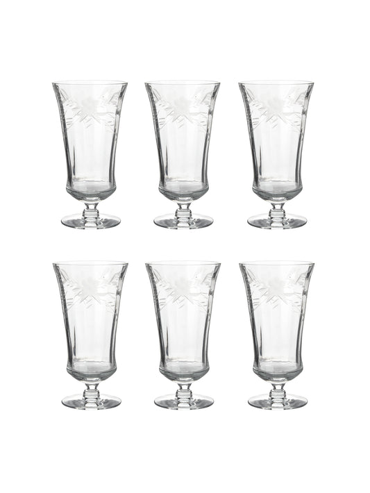 Vintage 1940s Fostoria Juice Glasses Weston Table