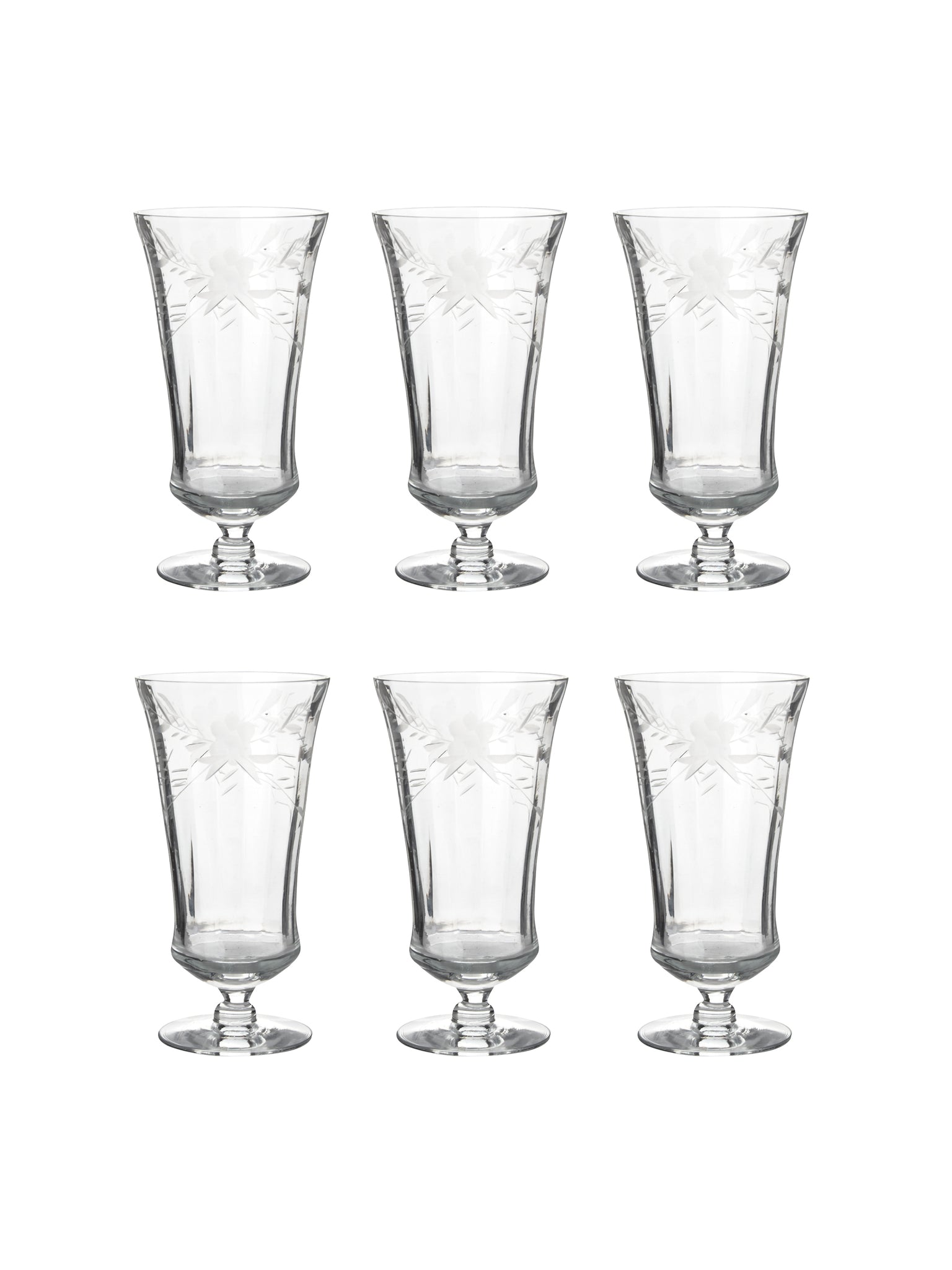 Vintage 1940s Fostoria Juice Glasses Weston Table