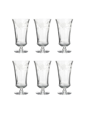  Vintage 1940s Fostoria Juice Glasses Weston Table 