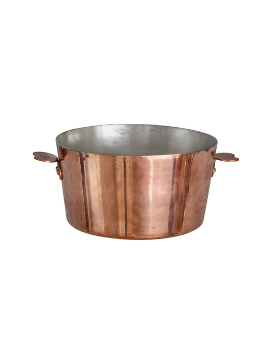 Vintage 1940s French Copper No. 15 Charlotte Pot Weston Table