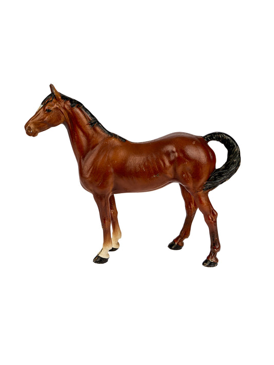 Vintage 1940s Hubley Chestnut Horse Cast Iron Doorstop Weston Table