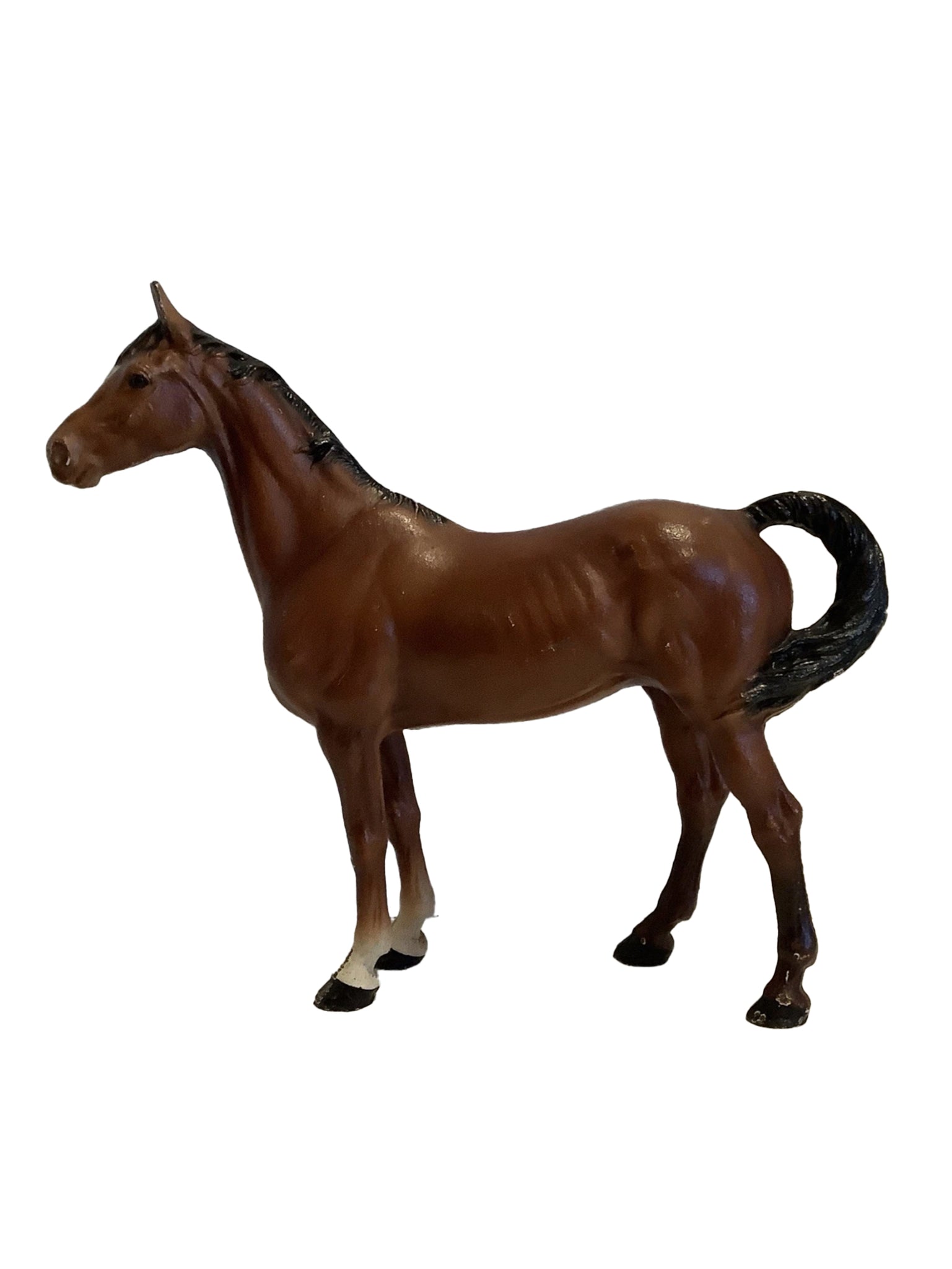 Vintage 1940s Hubley Chestnut Horse Cast Iron Doorstop Weston table