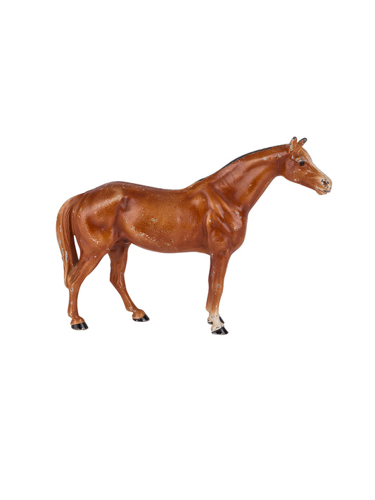 Vintage 1940s Hubley Chestnut Mare Doorstop Weston Table