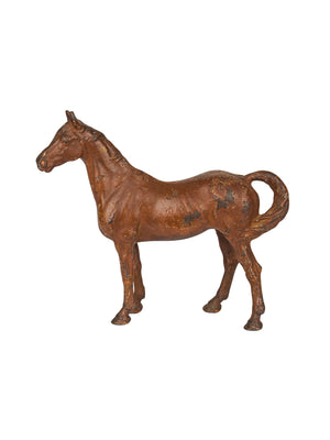  Vintage 1940s Hubley Liver Chestnut Horse Cast Iron Doorstop 
