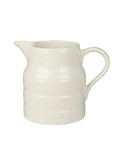 Vintage 1940s Lord Nelson Ironstone White Bandage Jug Three Weston Table