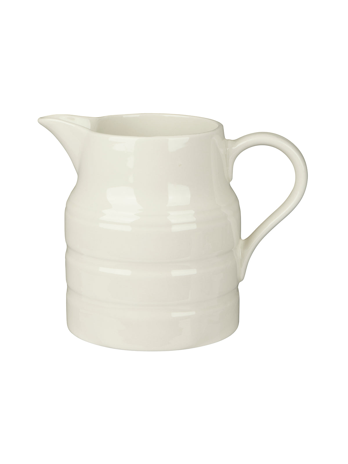 Vintage 1940s Lord Nelson Ironstone White Bandage Jug Three Weston Table