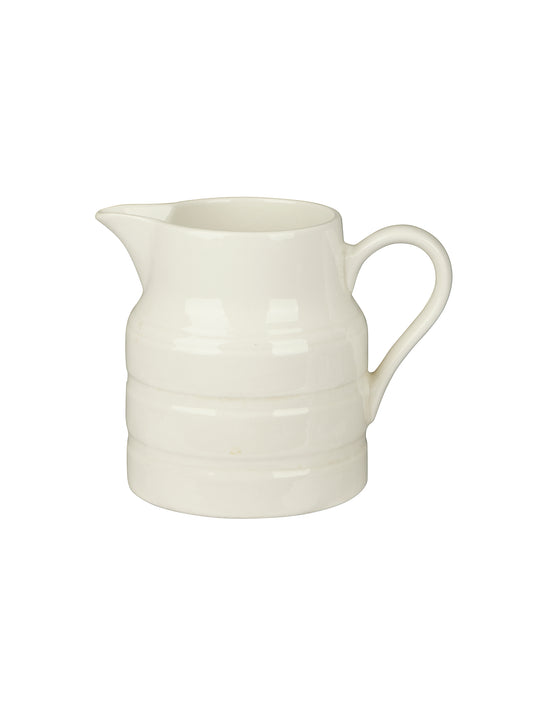 Vintage 1940s Lord Nelson Ironstone White Bandage Jug Two Weston Table