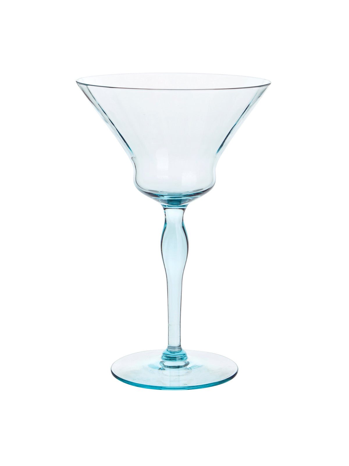 Vintage 1940s Morgantown Aqua Cocktail Coupes Weston Table