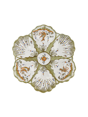  Vintage 1940s Moustiers Oyster Plate Weston Table 