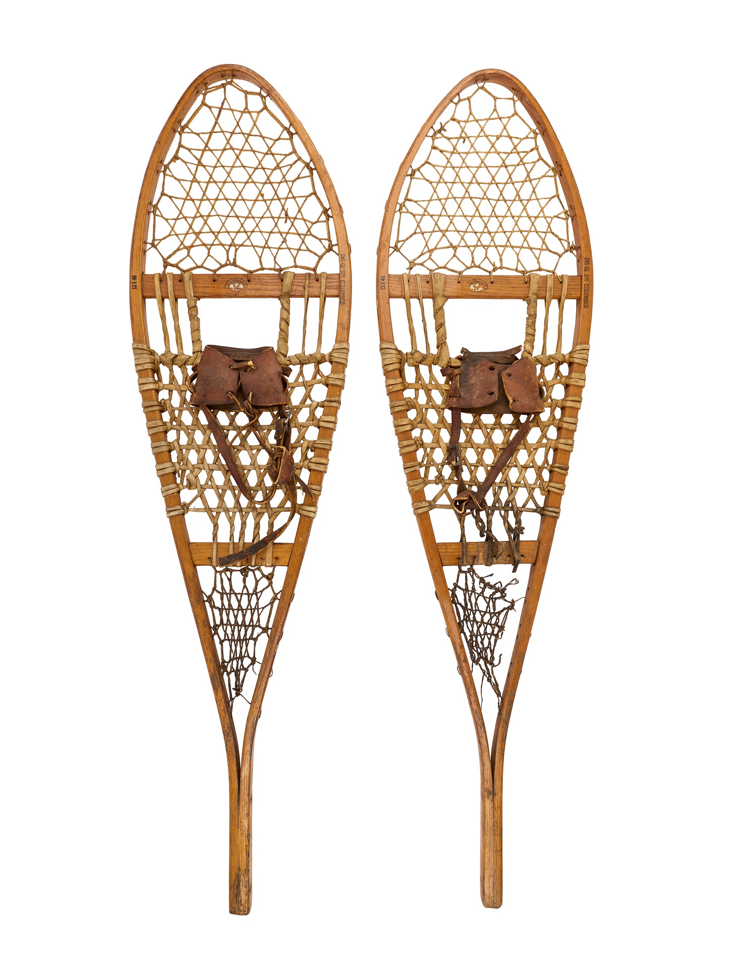 Vintage 1940s Northland Ski Company Snowshoes Weston Table