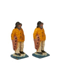 Vintage 1940s Old Salt Fisherman Bookends Weston Table