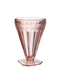 Vintage 1940s Pink Adam Footed Tumblers Weston Table