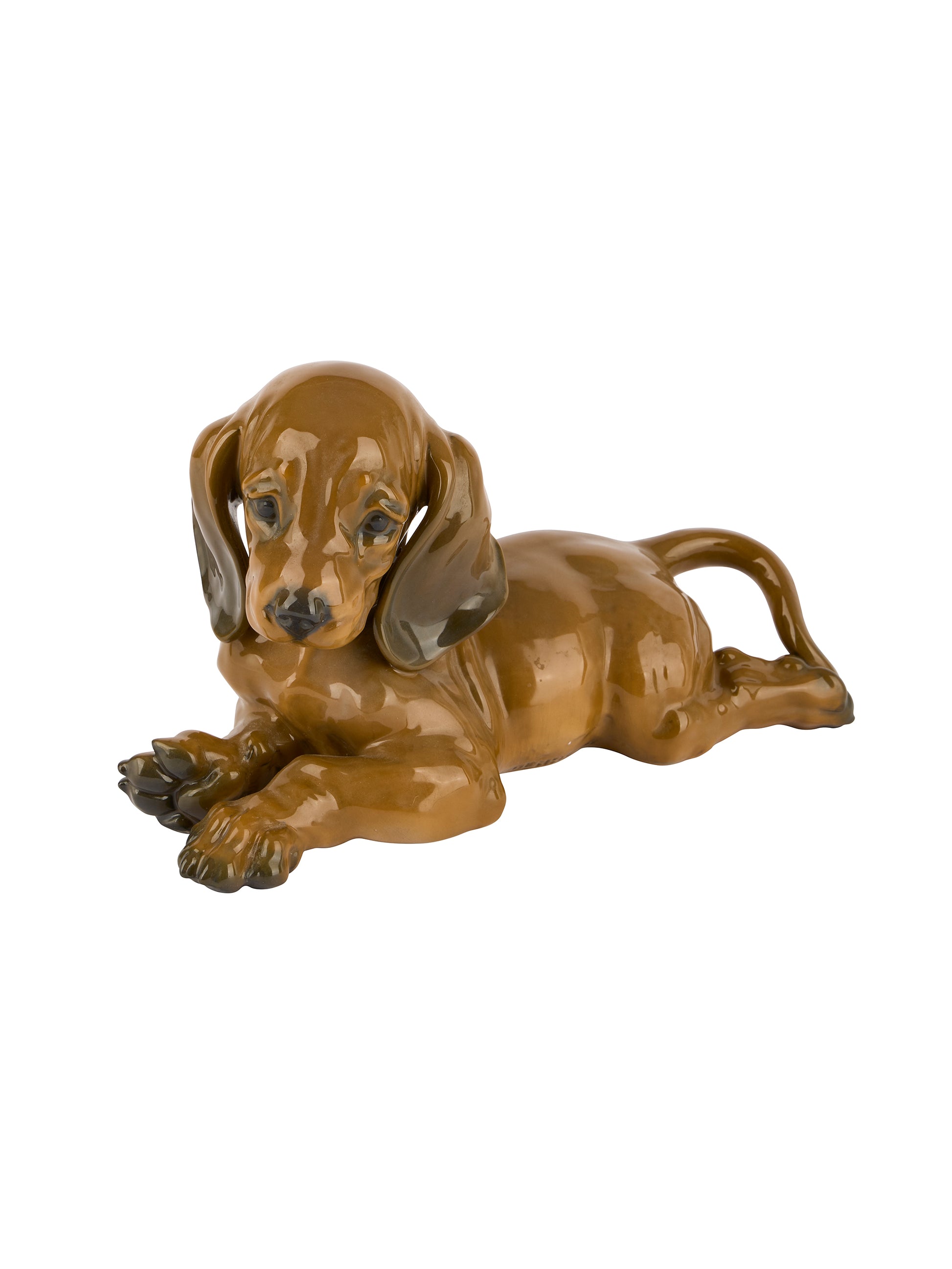 Vintage 1940s Rosenthal Dachshund One Weston Table