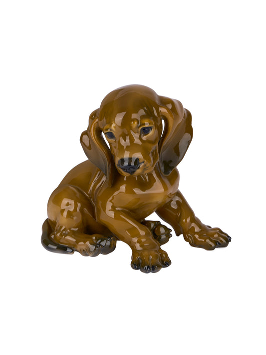 Vintage 1940s Rosenthal Dachshund Two Weston Table