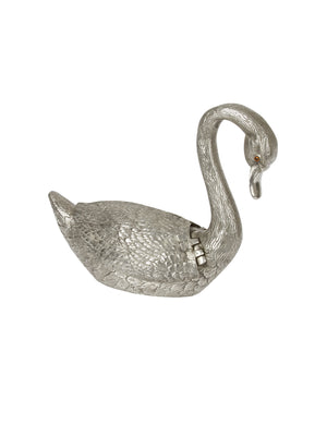  Vintage 1940s Silver Plate Swan Jardiniere Weston Table 