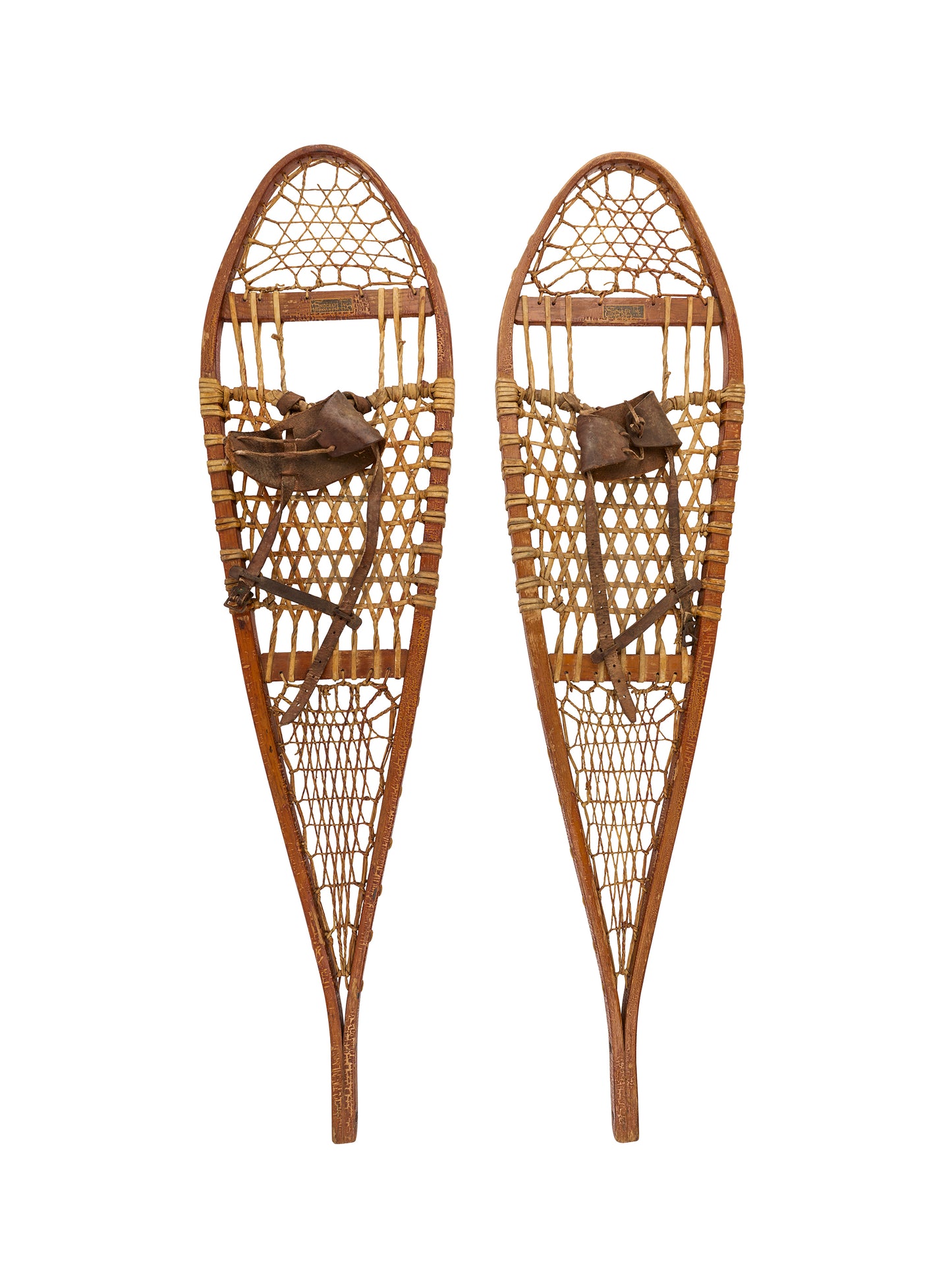 Vintage 1940s Snocraft 10th Mountain Division WWII Snowshoes Weston Table