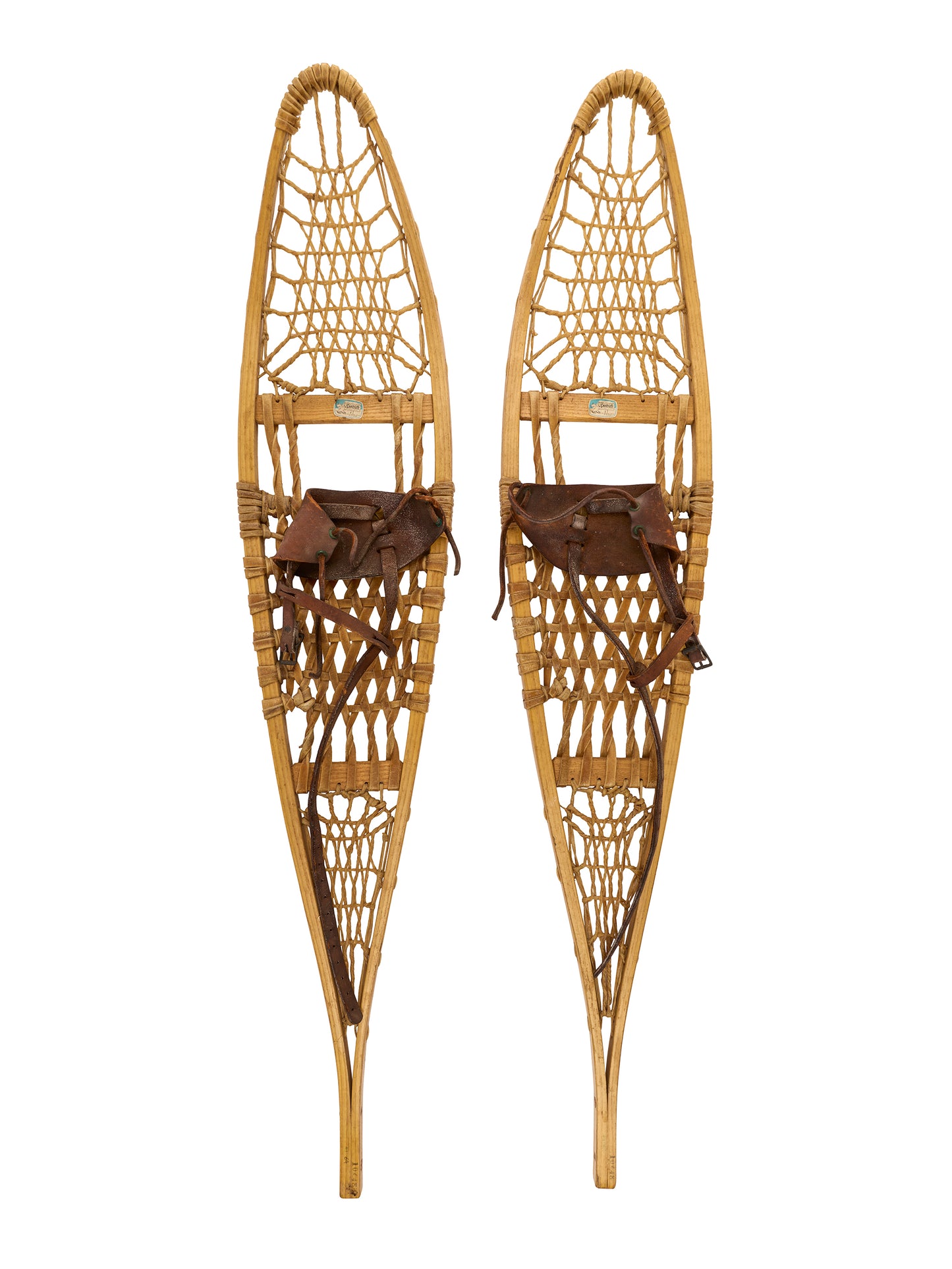 Vintage 1940s Snocraft 10th Mountain Division WWII Snowshoes Weston Table