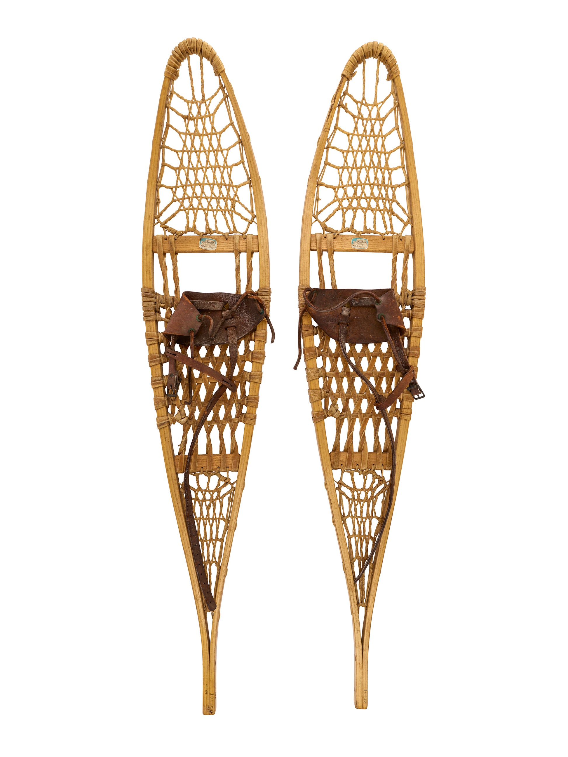 Vintage 1940s Snocraft 10th Mountain Division WWII Snowshoes Weston Table