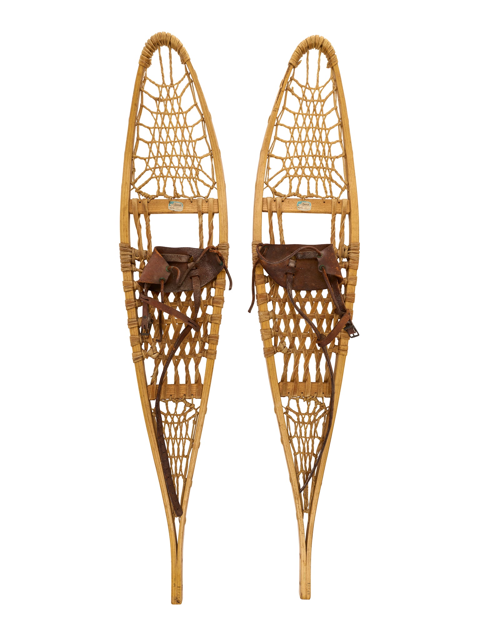 Vintage 1940s Snocraft 10th Mountain Division WWII Snowshoes Weston Table