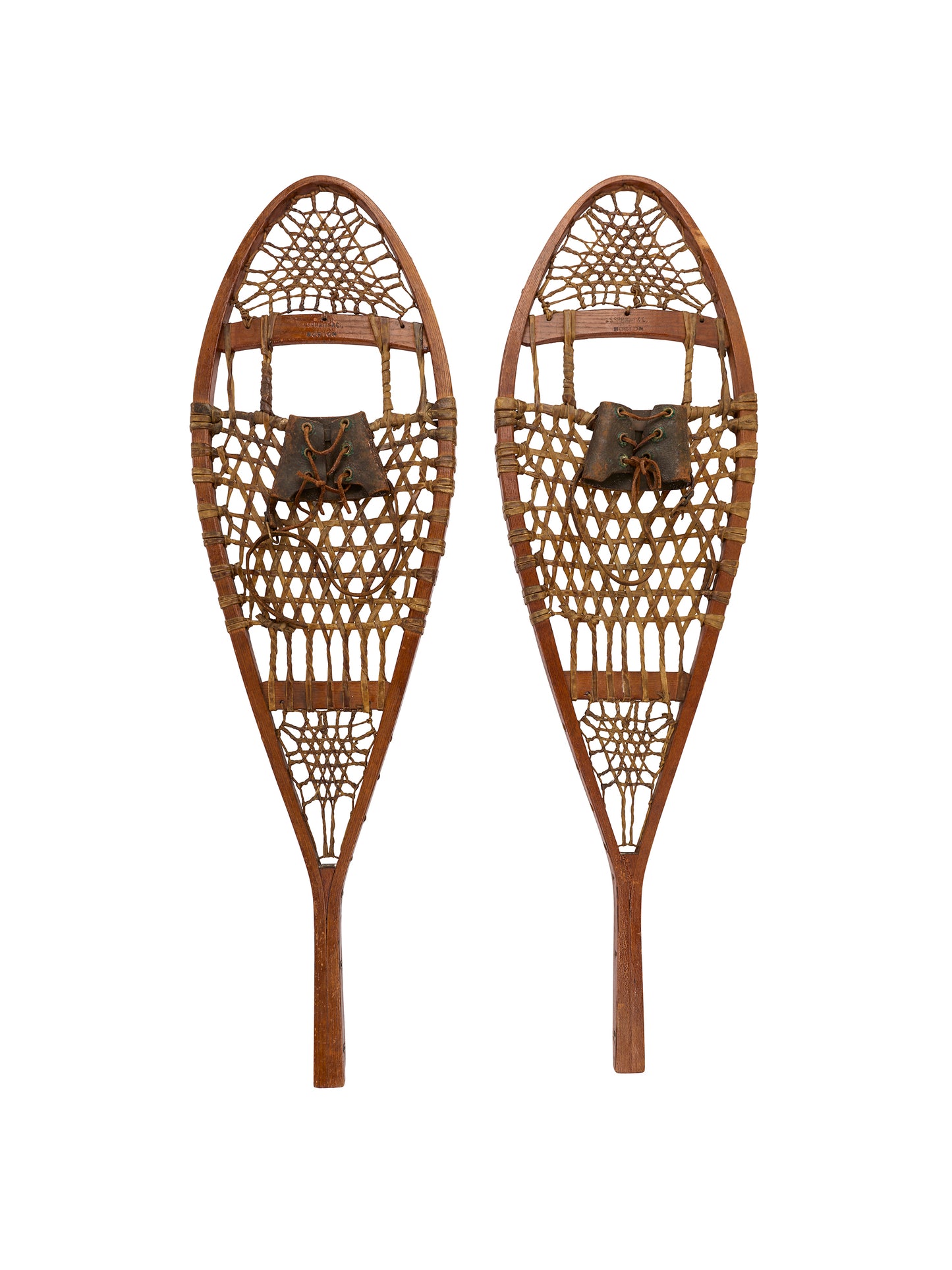 Vintage 1940s Sprague & Co. Boston Snowshoes Weston Table