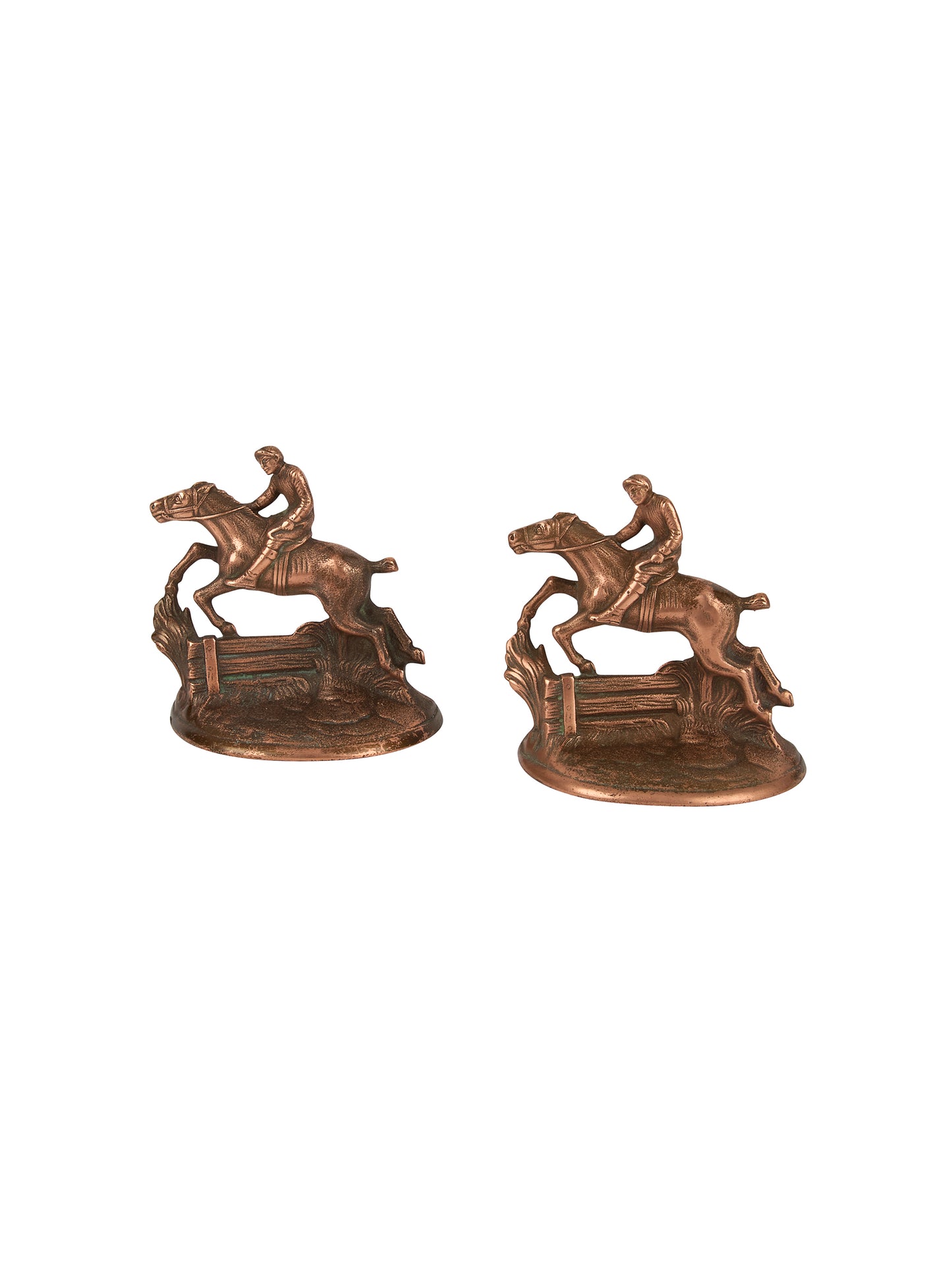 Vintage 1940s Steeplechase Bookends Weston Table