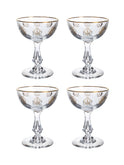 Vintage 1940s Tiffin Palais Versailles Coupes Set of Four Weston Table