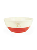 Vintage 1940s Tom & Jerry Ivory with Gold Lettering Punch Bowl Set Bowl Weston Table