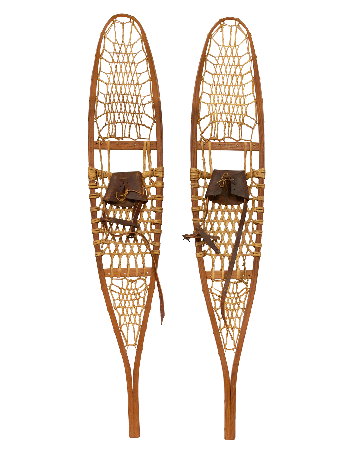 Vintage 1940s Tubbs Vermont Snowshoes Weston Table