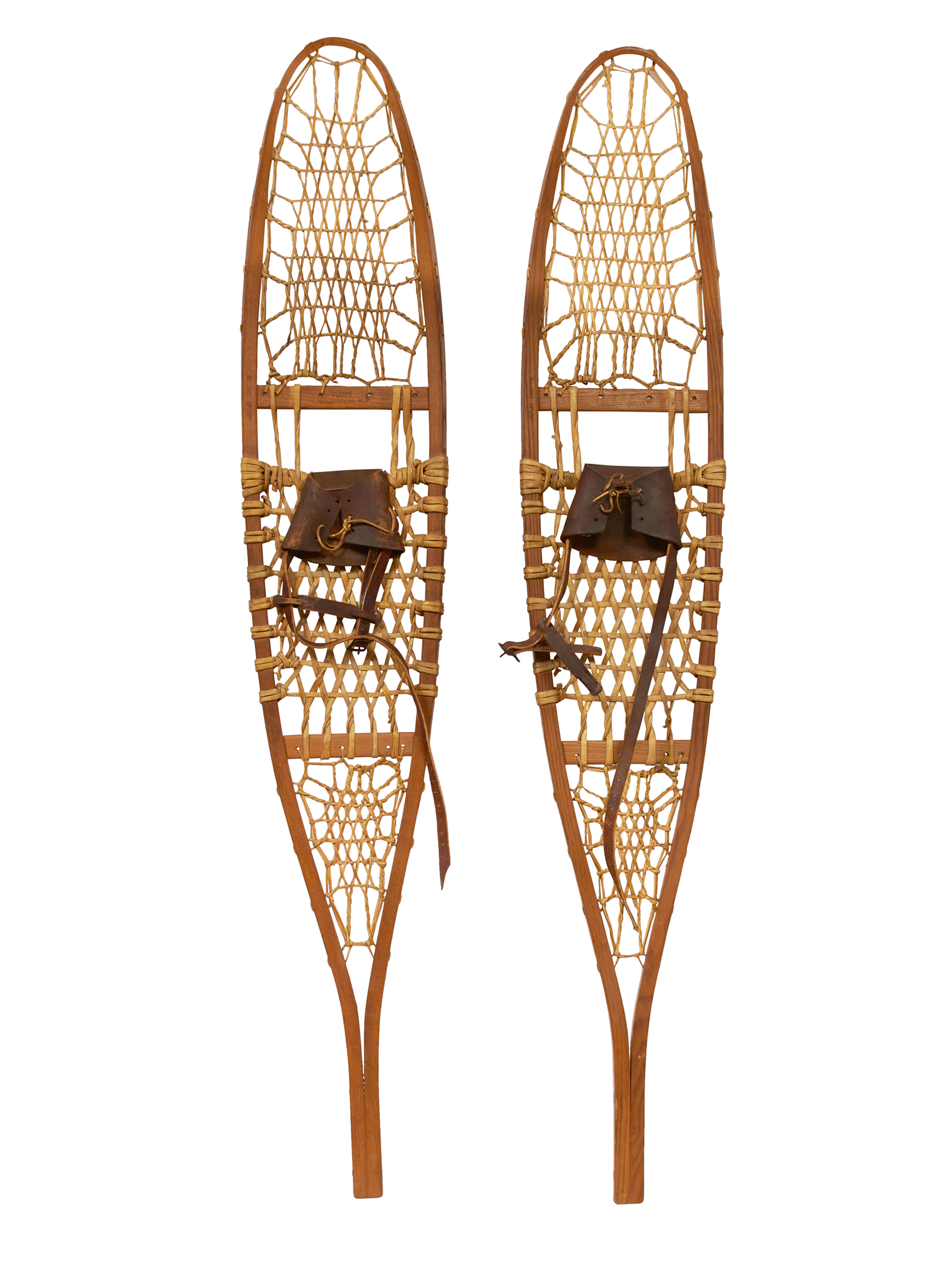 Vintage 1940s Tubbs Vermont Snowshoes Weston Table