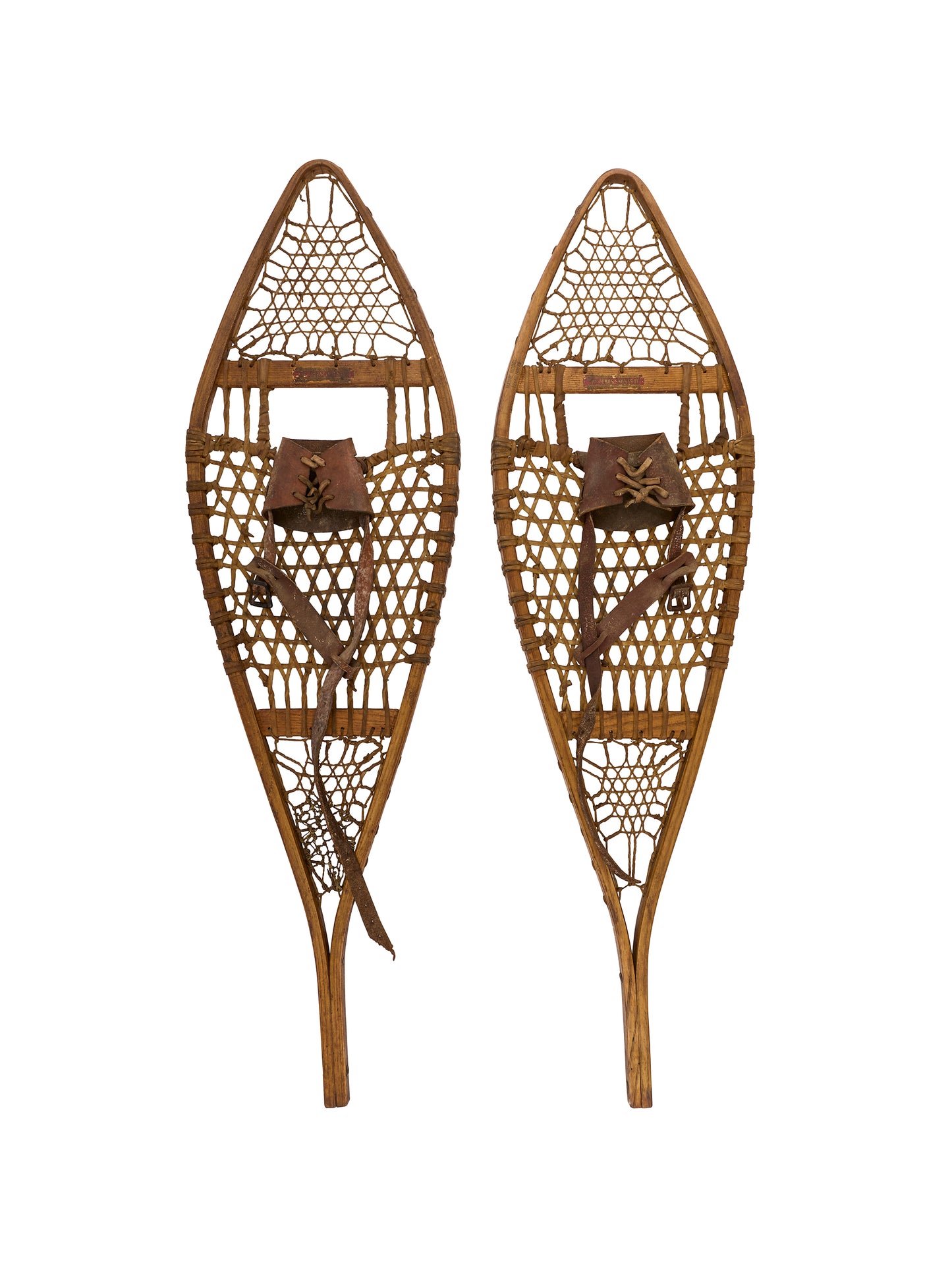 Vintage 1940s Tubbs Vermont Snowshoes Weston Table