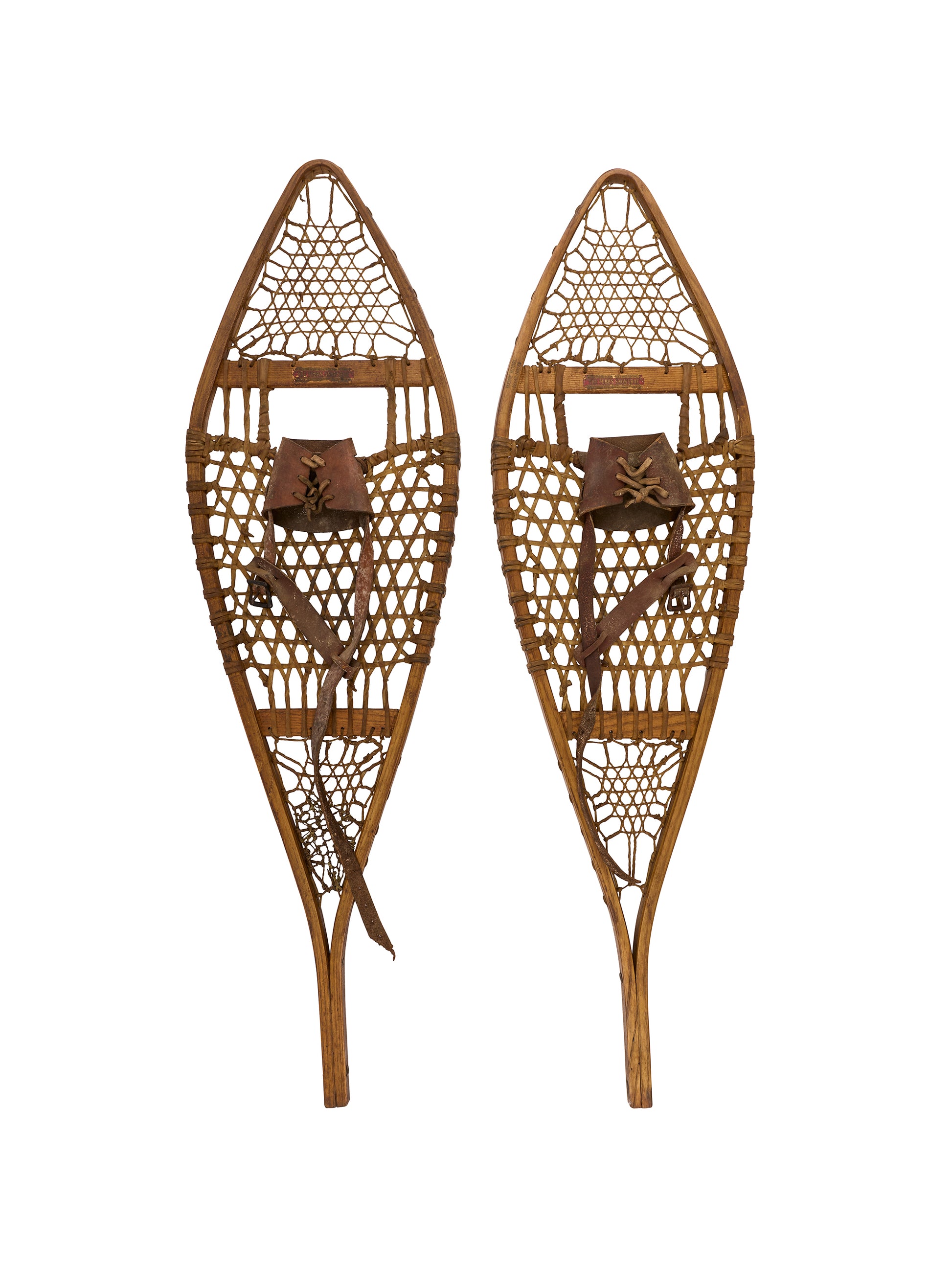 Vintage 1940s Tubbs Vermont Snowshoes Weston Table