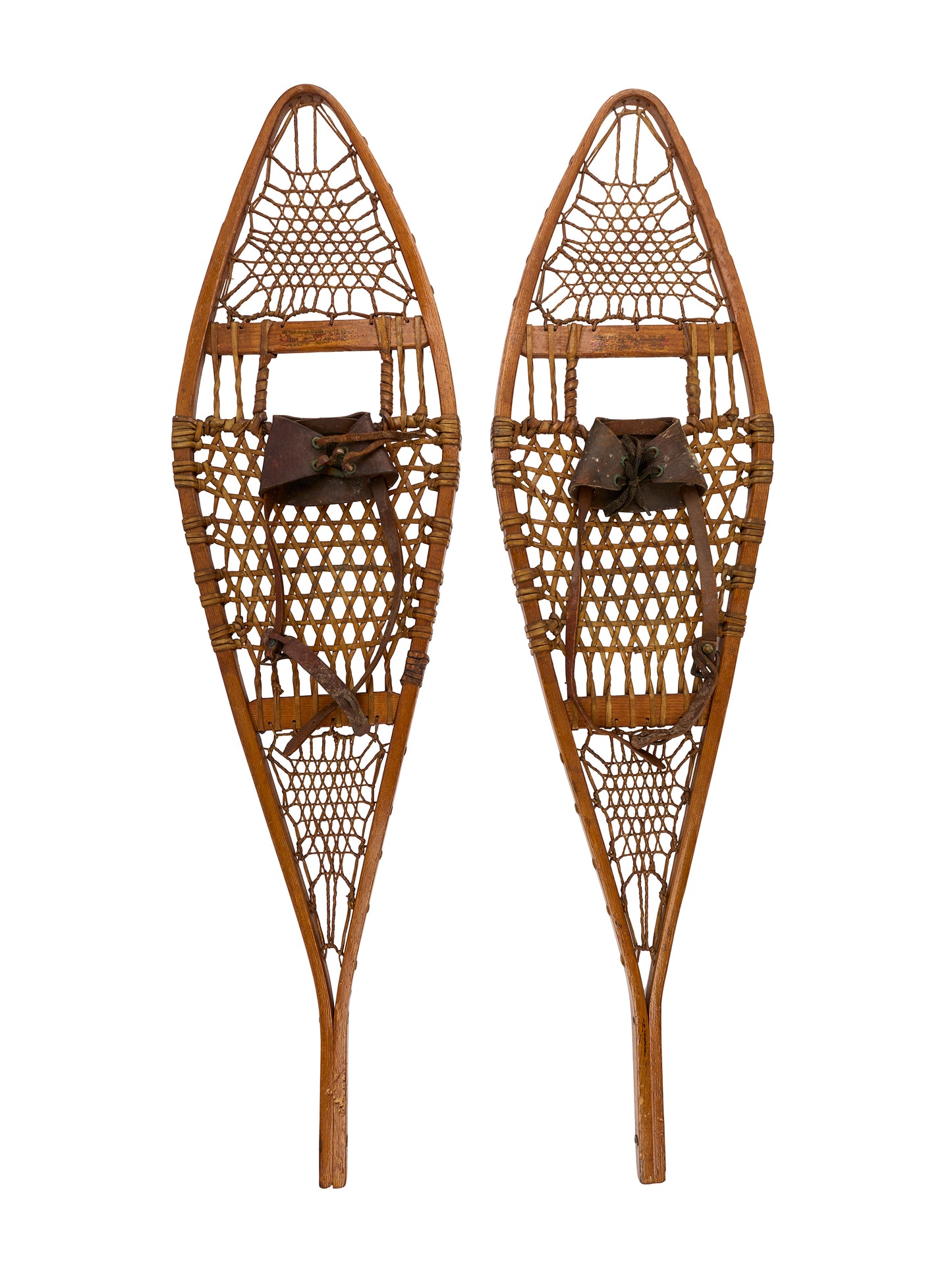 Vintage 1940s Tubbs Vermont Snowshoes Weston Table