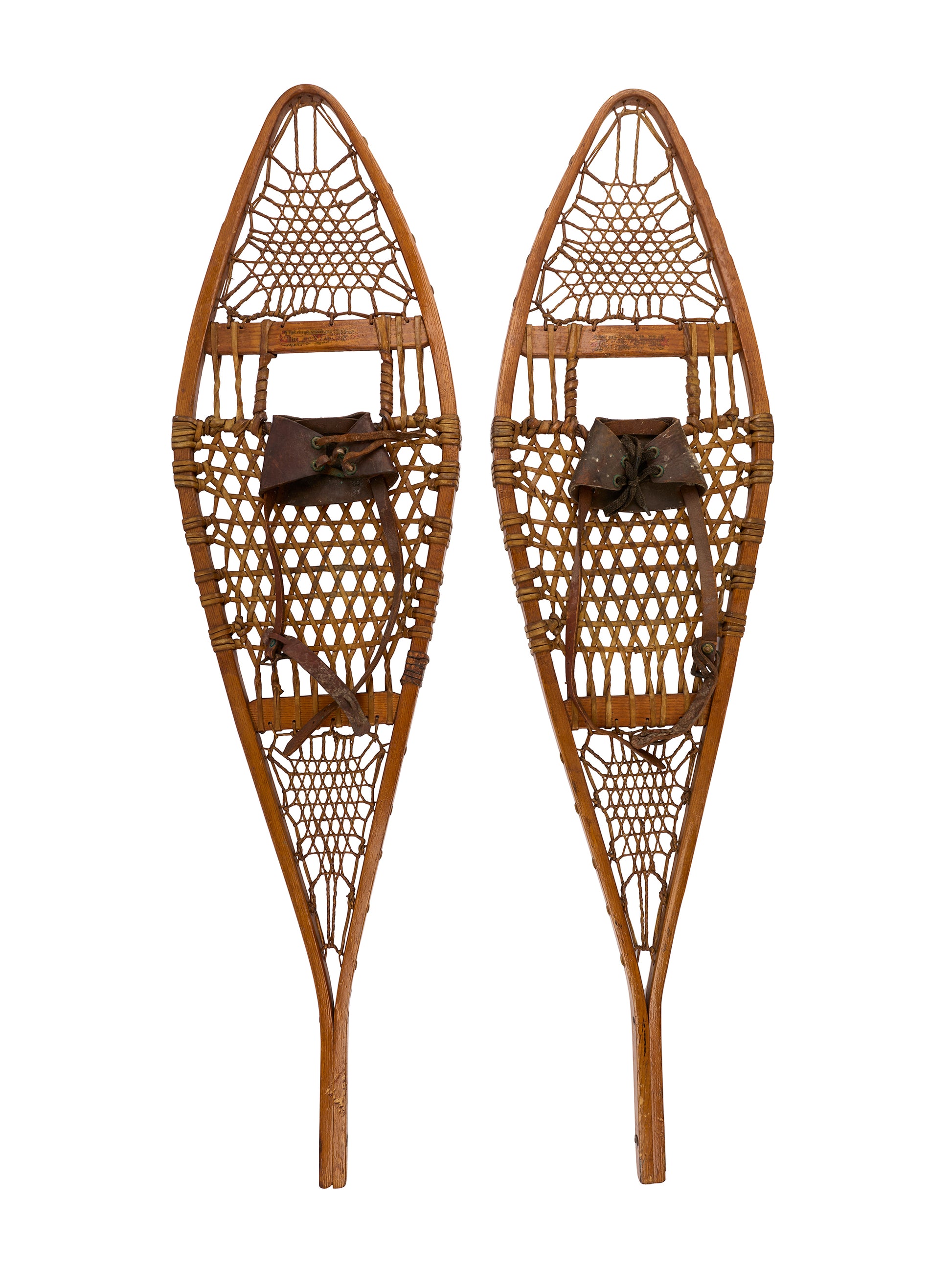 Vintage 1940s Tubbs Vermont Snowshoes Weston Table