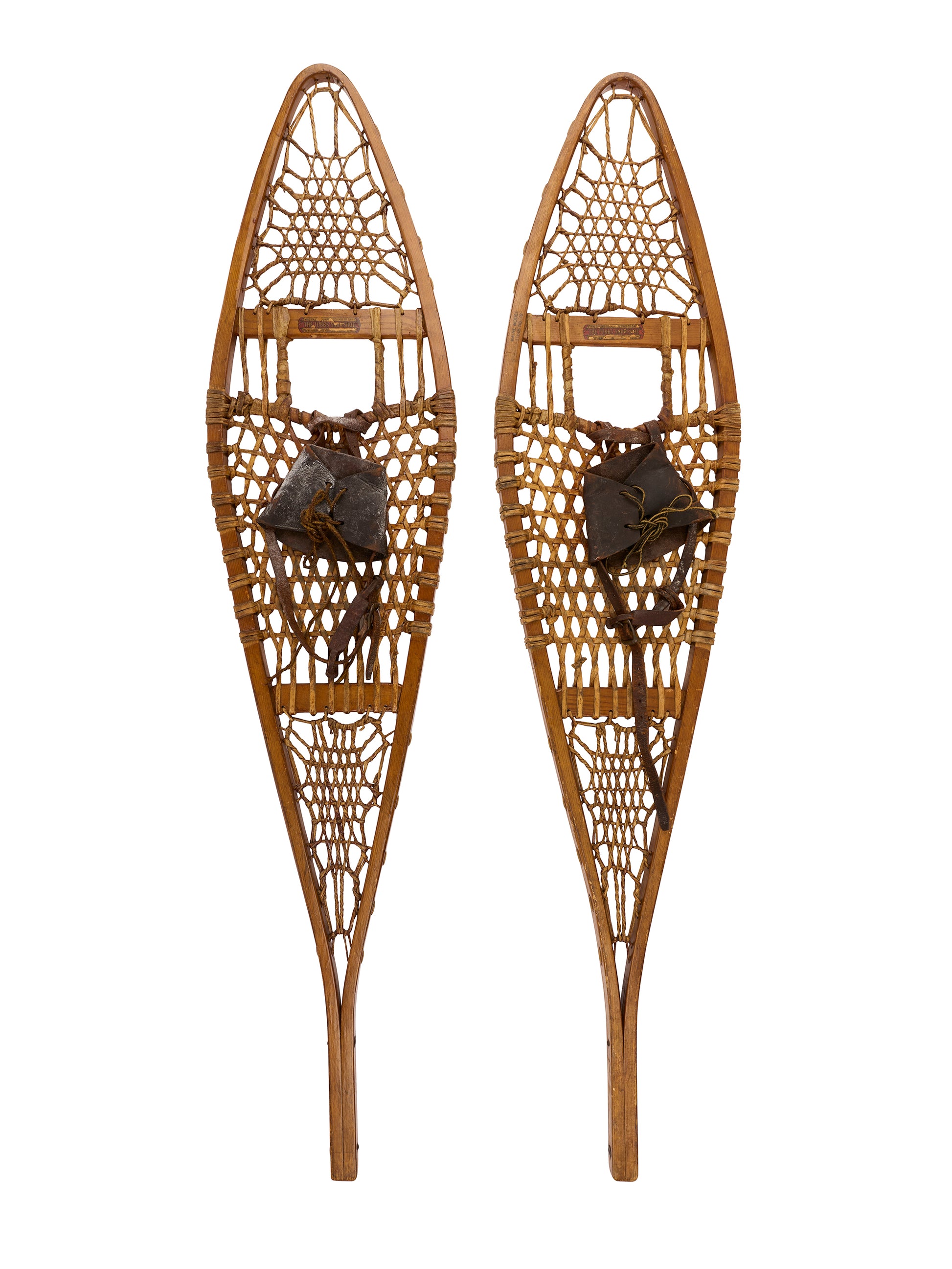 Vintage 1940s Tubbs Vermont Snowshoes Weston Table
