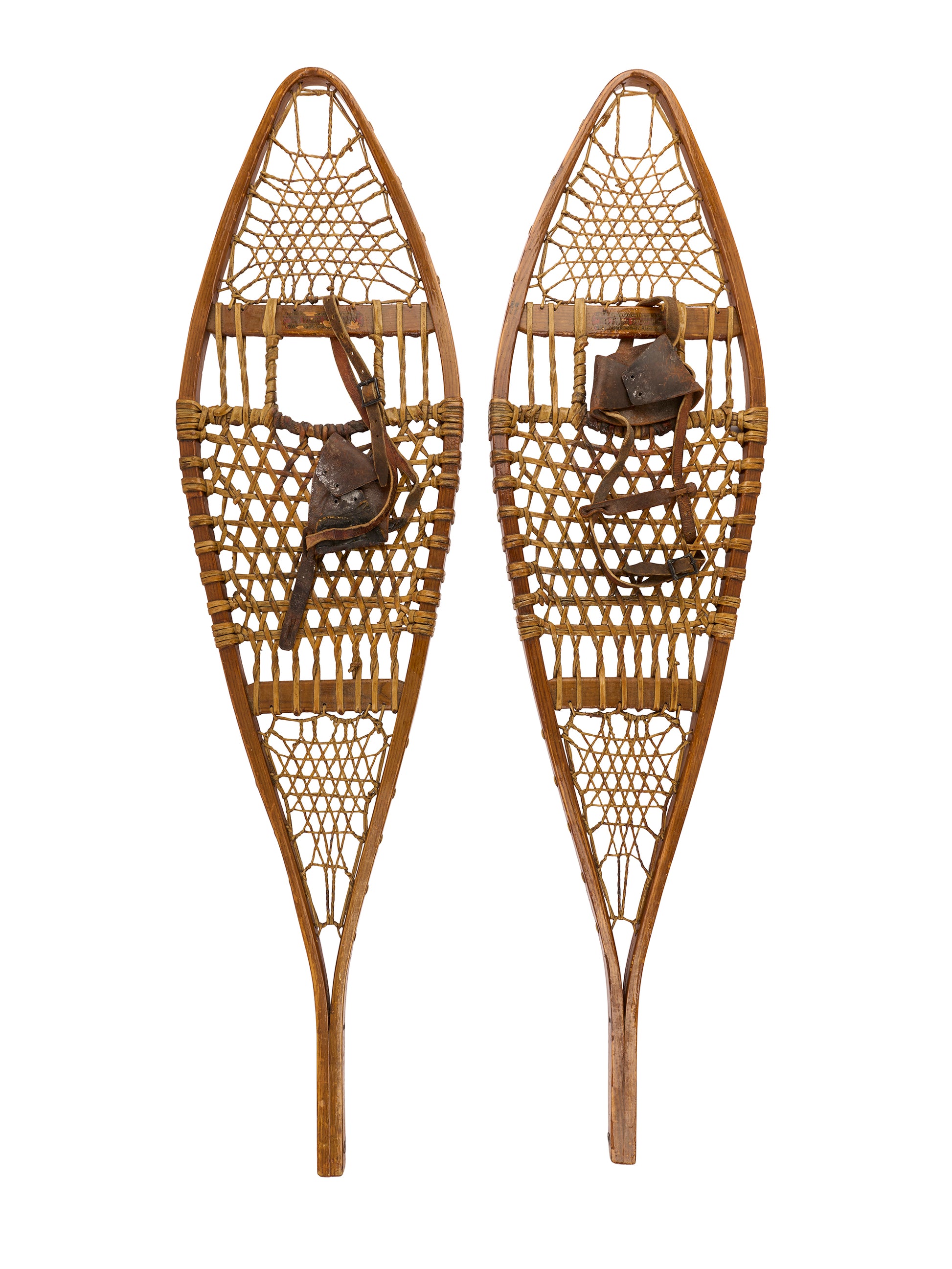 Vintage 1940s Tubbs Vermont Snowshoes Weston Table