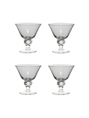  Vintage 1950s Astrid Cocktail Glasses Set of Four Weston Table 