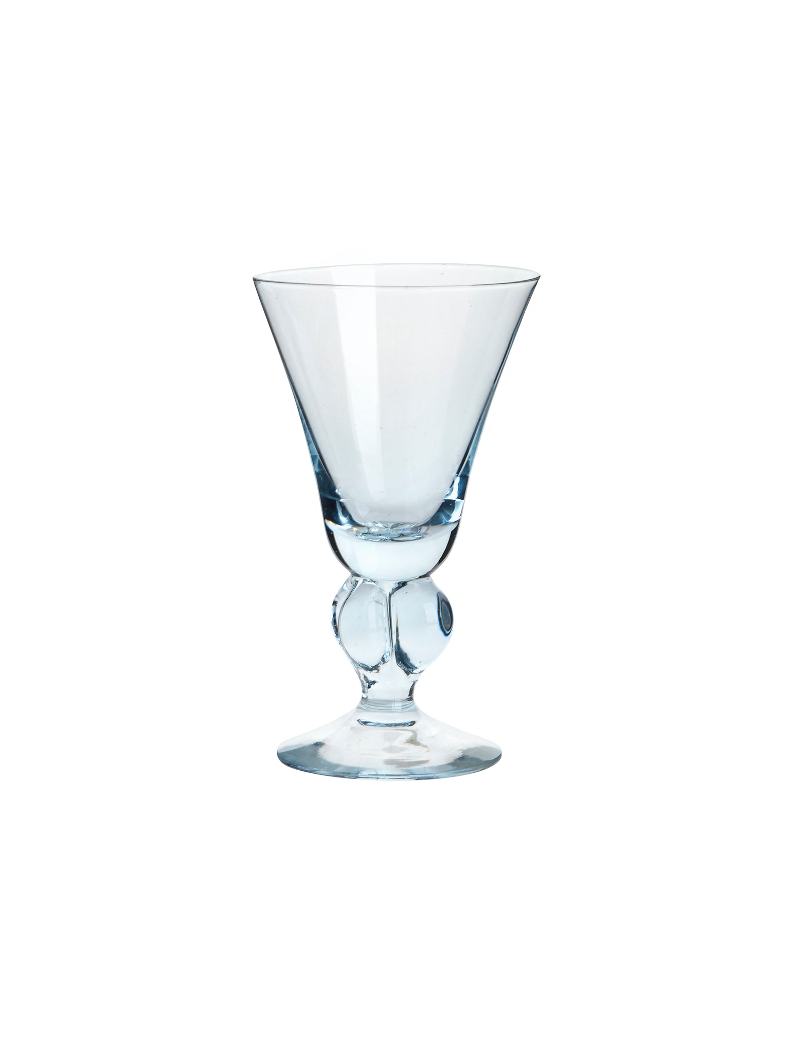 Vintage 1950s Astrid Lobe Blue Stem Glasses Weston Table