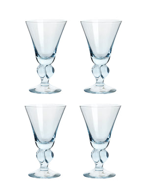  Vintage 1950s Astrid Lobe Blue Stem Glasses Weston Table 