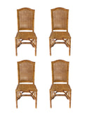 Vintage 1950s Bamboo Table and Chair Set Chairs Weston Table